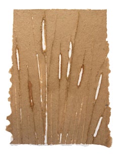 Michele Brody, Nature in Absentia : Empty Cattails, papier coulé fait à la main