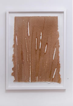 Michele Brody, Nature in Absentia: Empty Cattails, Handmade Cast Paper