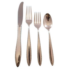 Michele by Wallace Sterling Silver Flatware Set for 12 Service 55 Pieces