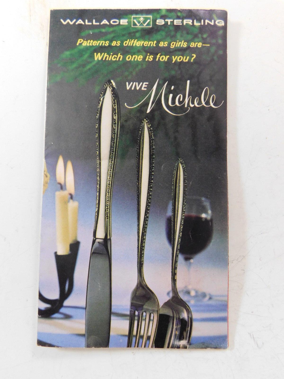 Michele by Wallace Sterling Silver Flatware Set for 6 Service 30 Pieces In Excellent Condition For Sale In Big Bend, WI