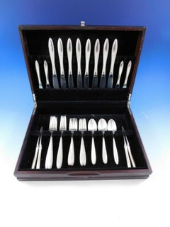 Ensemble de couverts en argent sterling pour 8 personnes, 40 pièces, Michele par Wallace