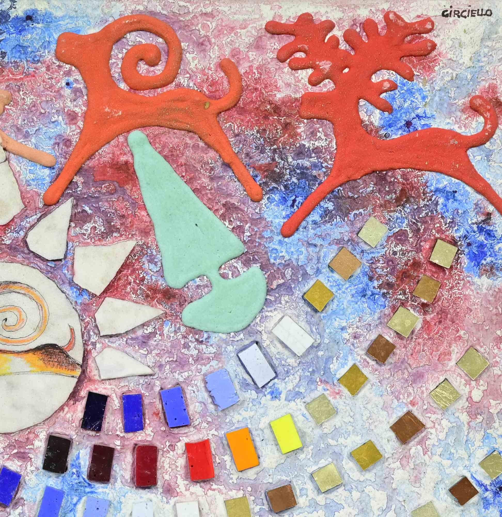 Rock Aura - Mixed Media by Michele Cerciello - 2005 For Sale 2