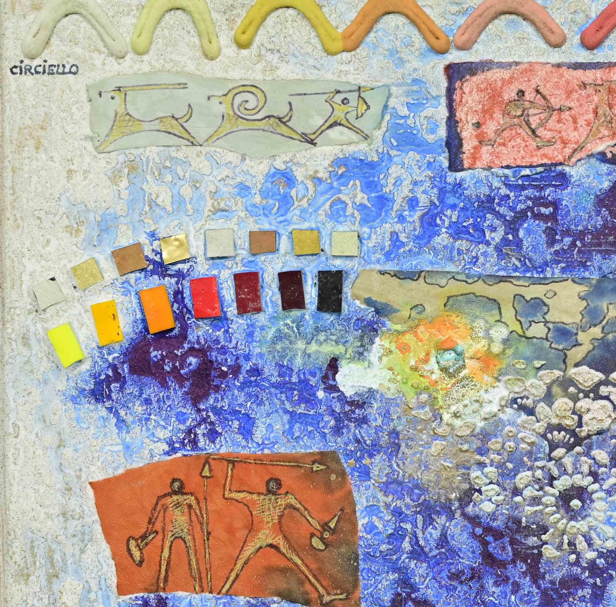 Rock Composition - Mixed Media by Michele Cerciello - 2005 For Sale 2