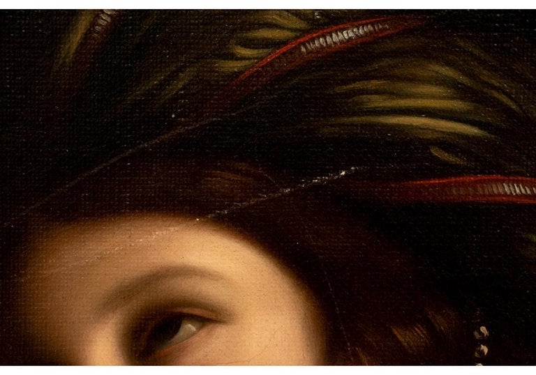 Michele Cortazzo 'Italy, 19th C.' Oil on Canvas, After Guercino's 1651