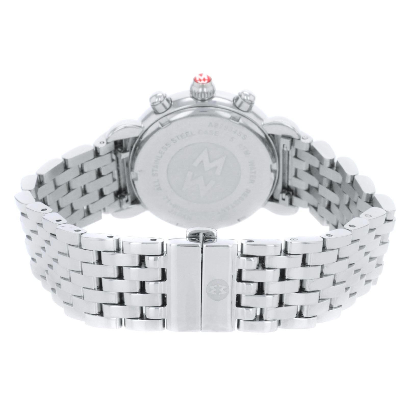 michele csx diamond chronograph watch