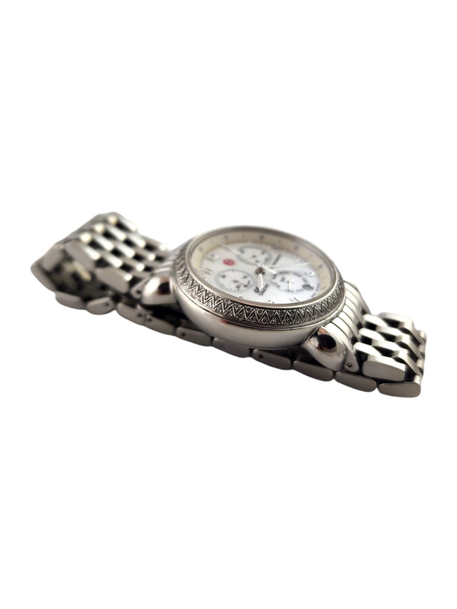 Round Cut Michele CSX33 Diamond Ladies Watch MW03M01A1025 MOP Dial #18477 For Sale
