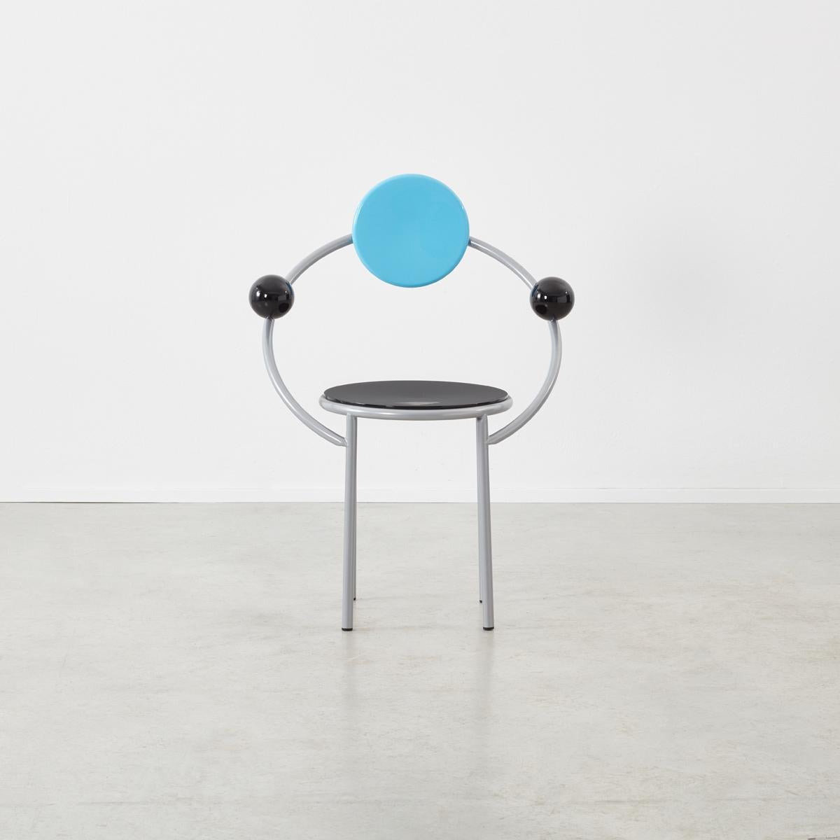 Modern Michele De Lucchi ‘First’ Chair, Memphis Milano, Italy 1983