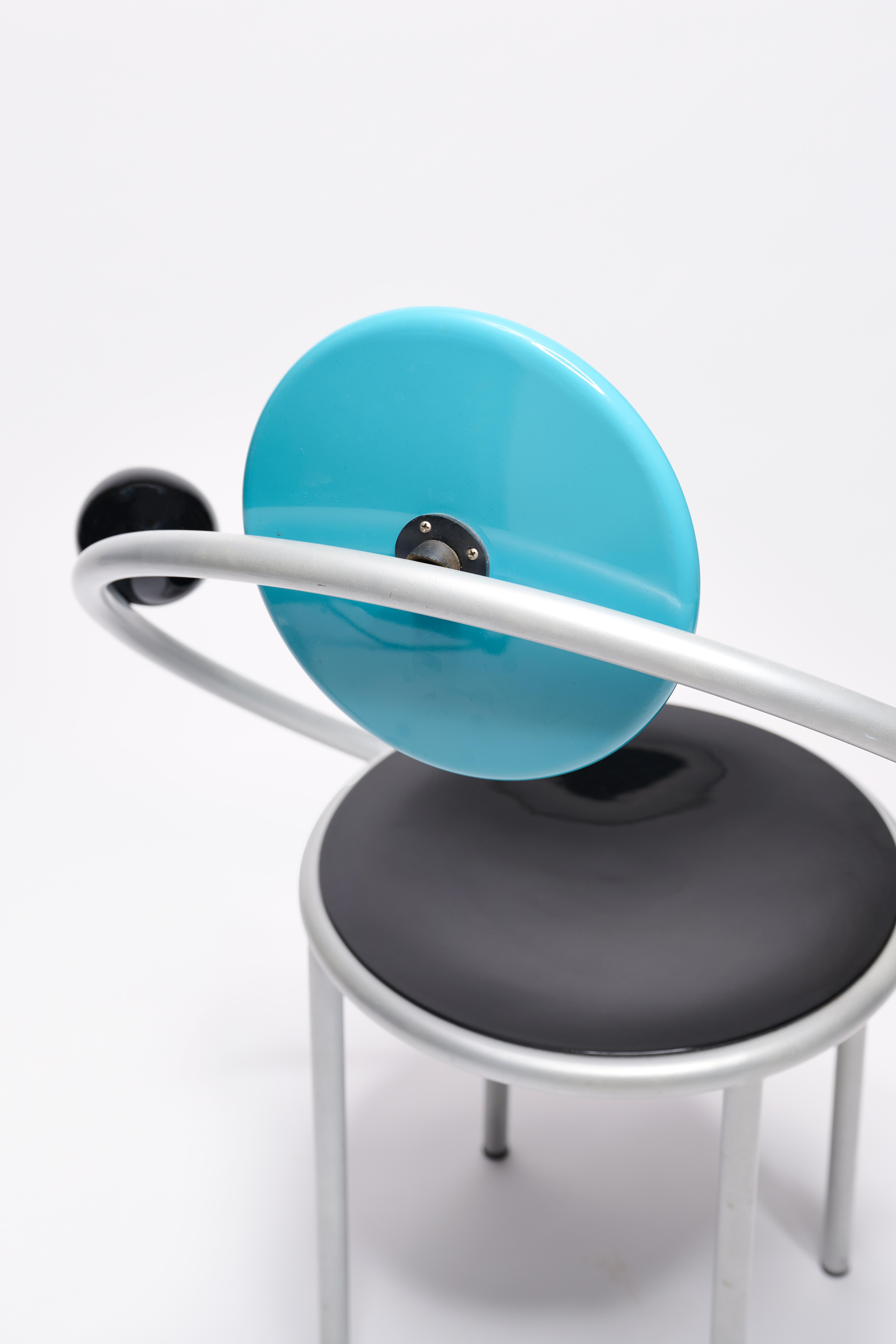 Metal Michele de Lucchi, ‘First Chair’, Memphis Milano, Italy, 1985 For Sale