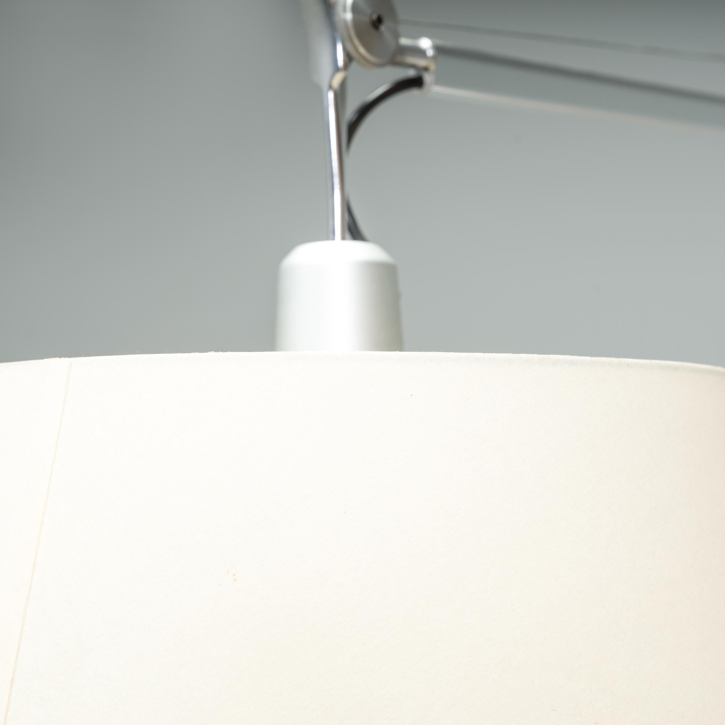 Michele De Lucchi for Artemide Tolomeo Mega Silver and Cream Floor Lamp 4