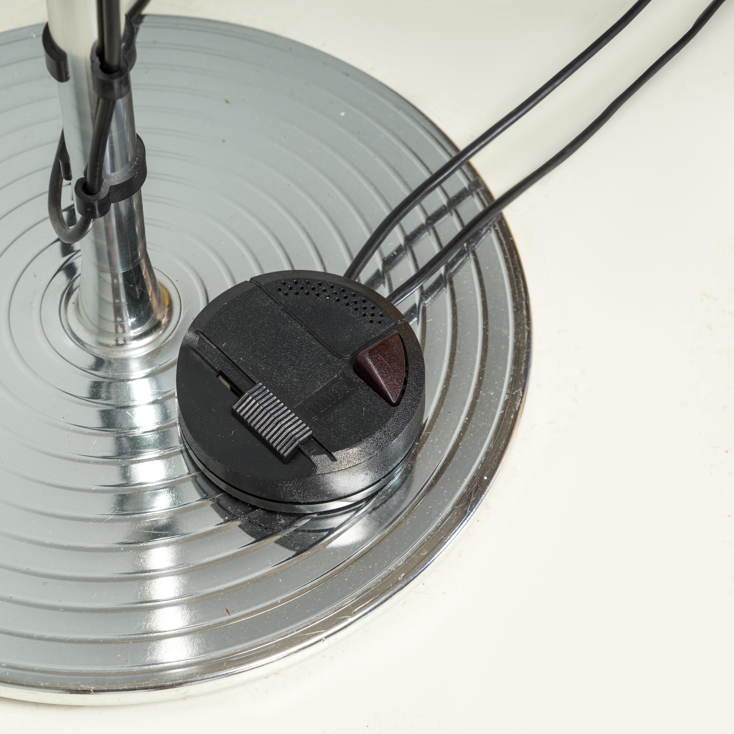 Michele De Lucchi for Artemide Tolomeo Mega Silver and Cream Floor Lamp 5