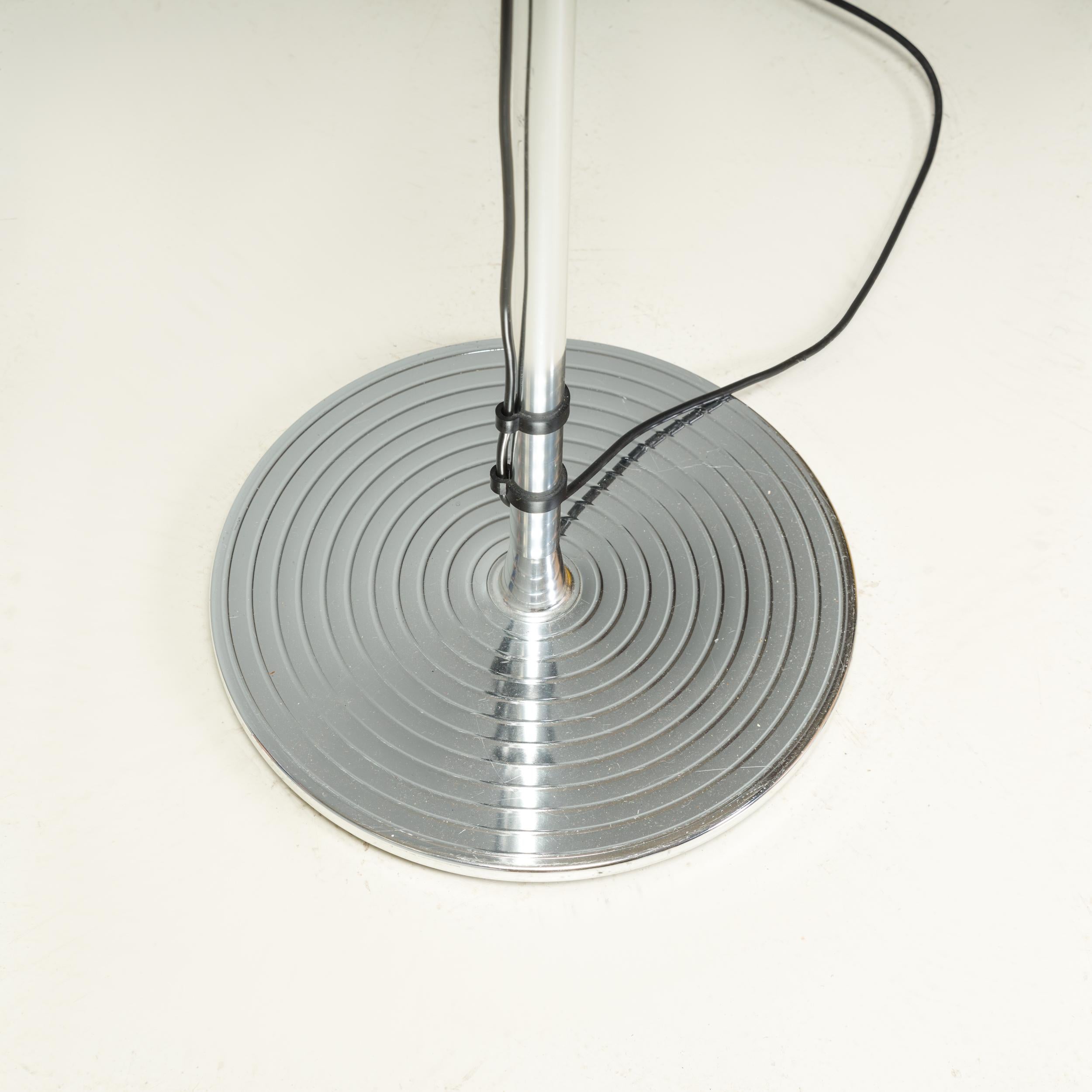 Michele De Lucchi for Artemide Tolomeo Mega Silver and Cream Floor Lamp 9
