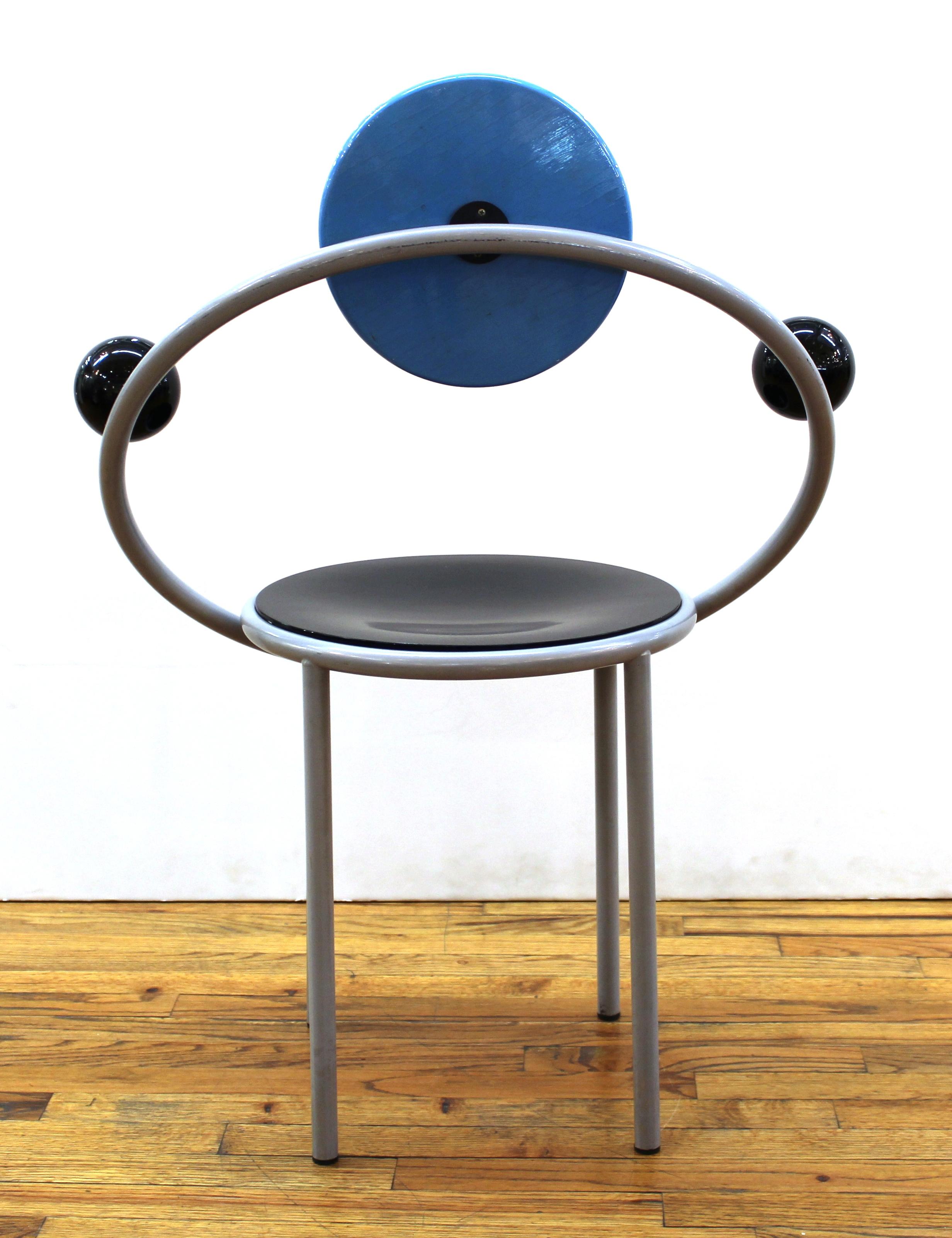 Michele De Lucchi Italian Postmodern Memphis 'First Chair' In Good Condition In New York, NY