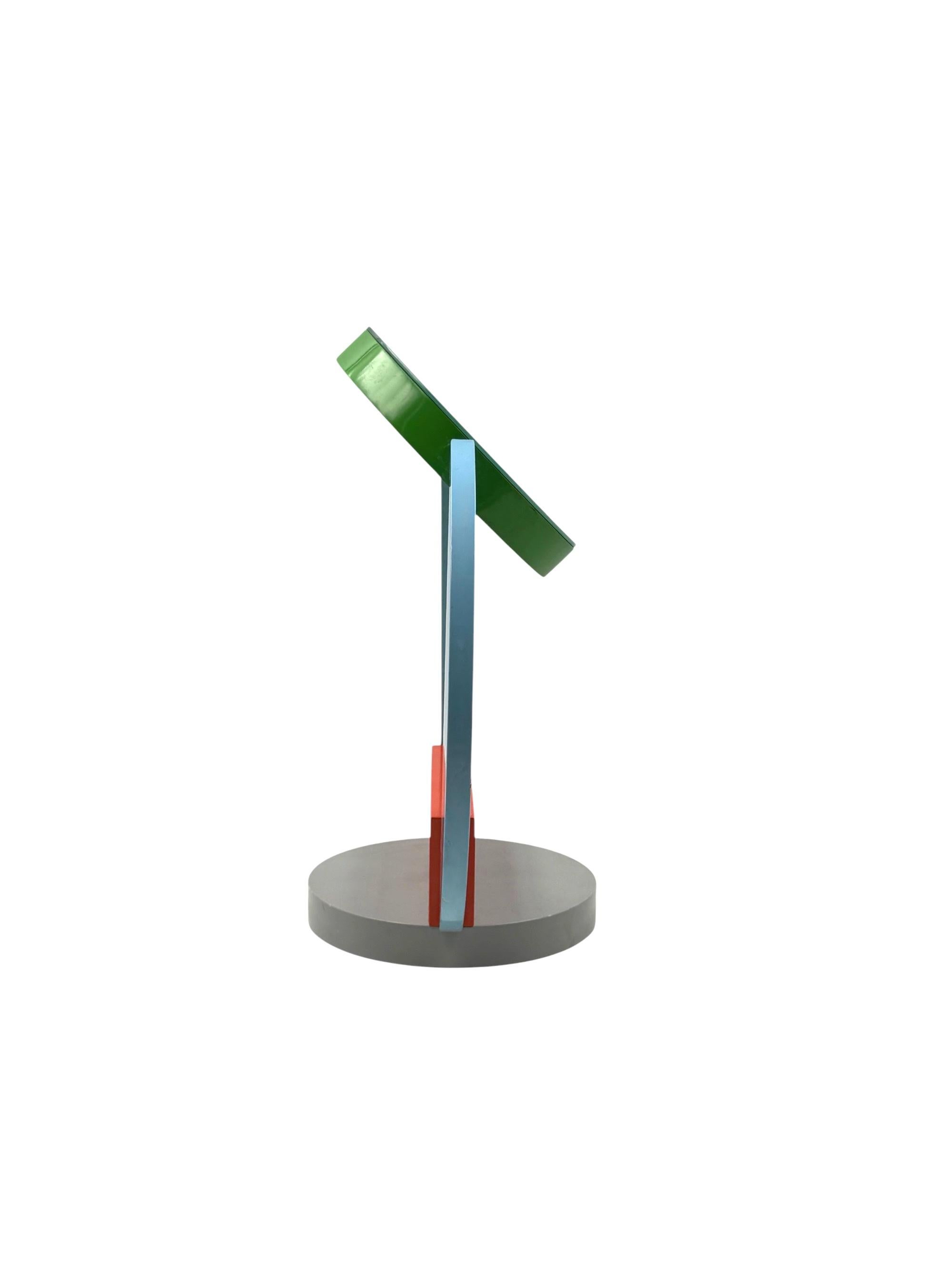 Michele De Lucchi, postmodern table mirror / vanity, Memphis Italy 1980s For Sale 7