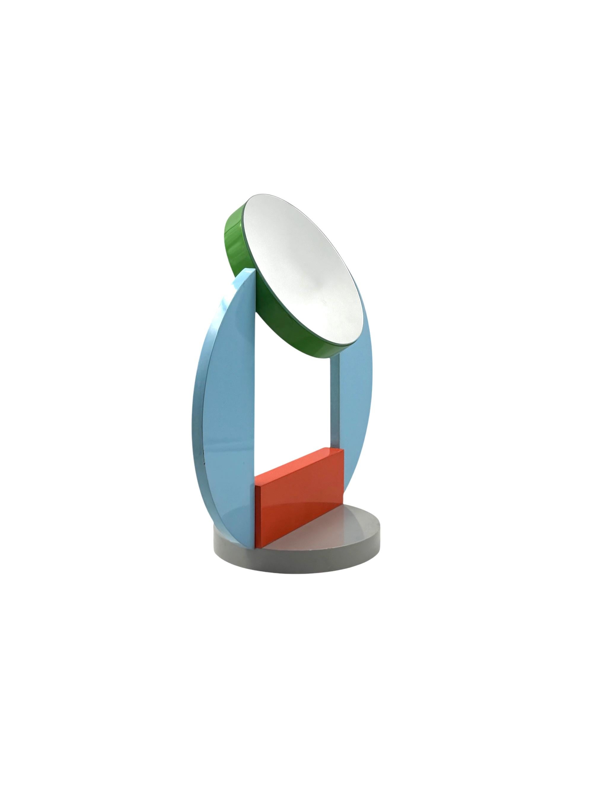 Michele De Lucchi, postmodern table mirror / vanity, Memphis Italy 1980s For Sale 9