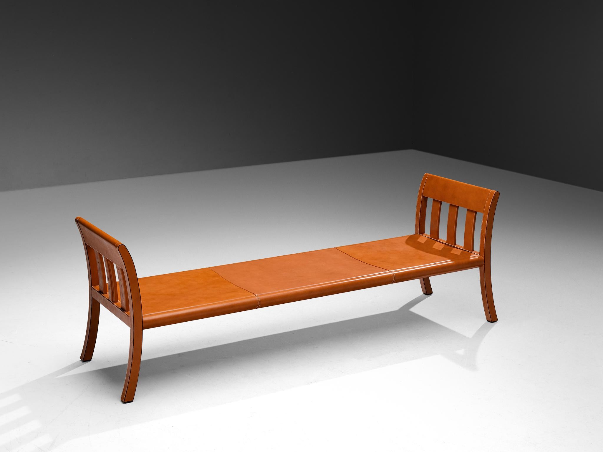 Sofá-cama de Michele de Lucchi y Silvia Suardi para Poltrona Frau en piel en Bueno estado para la venta en Waalwijk, NL