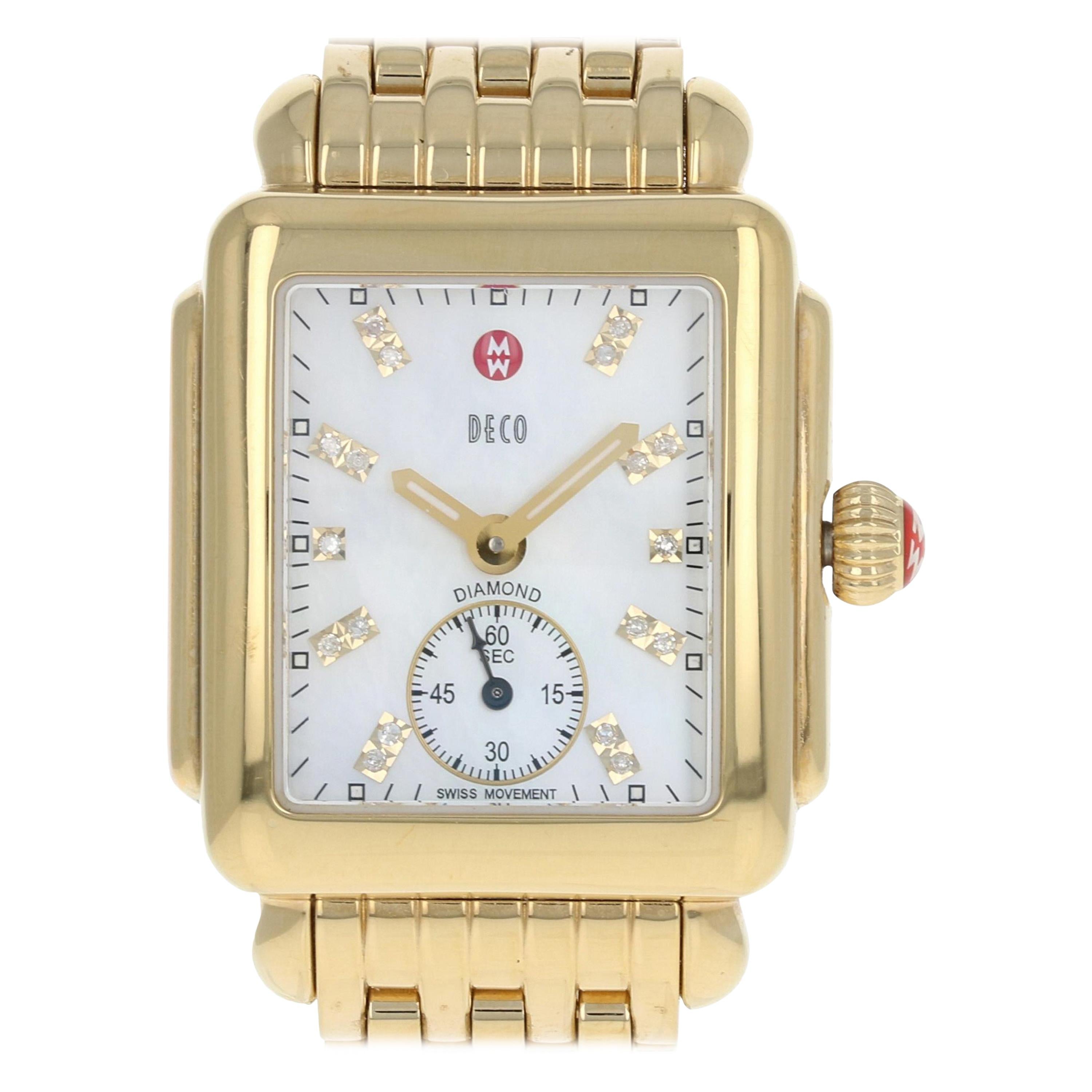 Michele Deco Watch - For Sale on 1stDibs | michele deco watch sale 