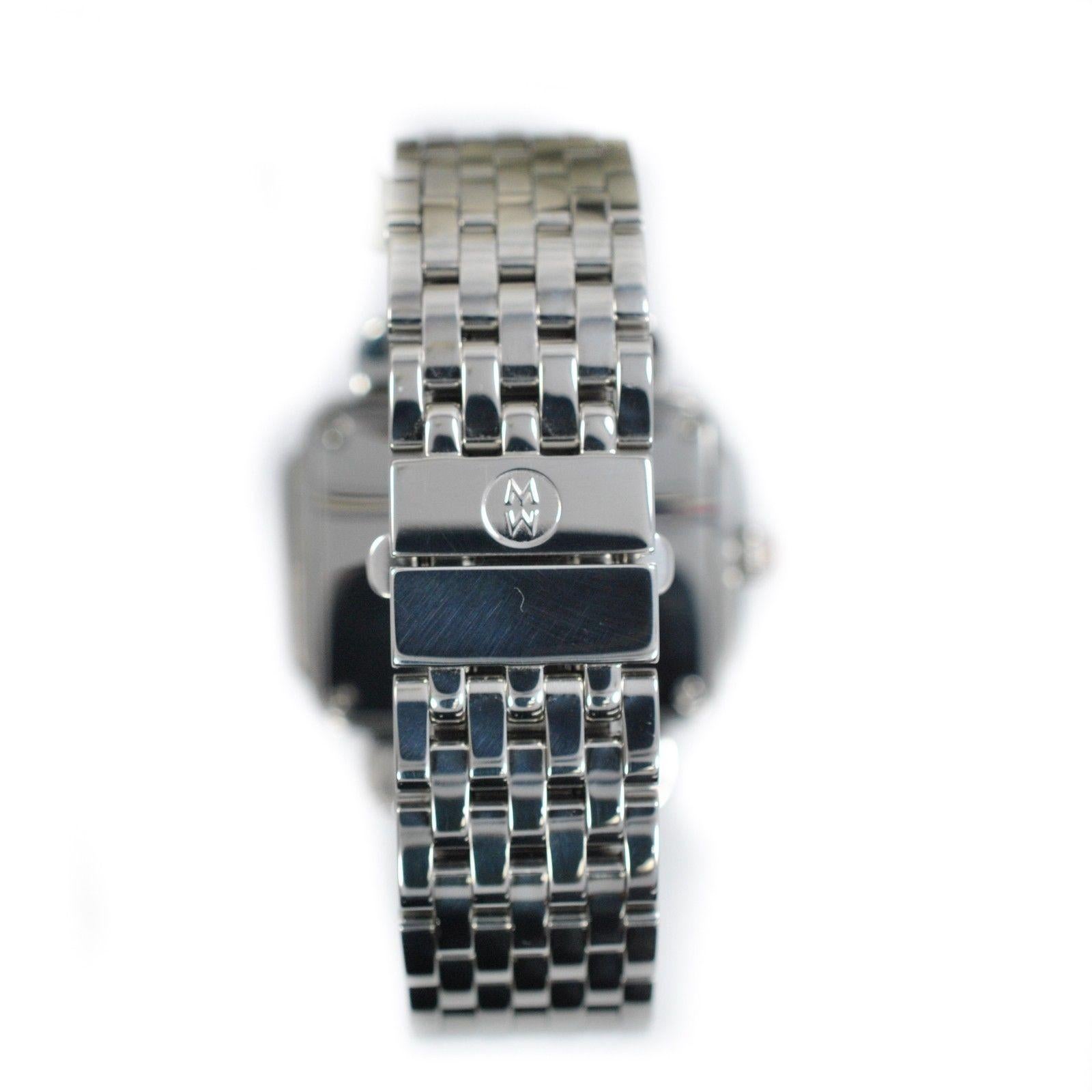 Michele Deco Reference #:MW06C01. MICHELE DECO MW06C01 STAINLESS 0.50CT DIAMOND BEZEL MOP QUARTZ WOMENS WATCH. Verified and Certified by WatchFacts. 1 year warranty offered by WatchFacts.
