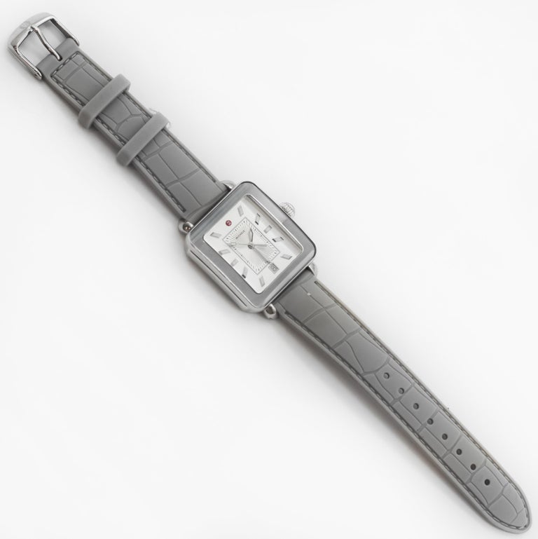 Michele Deco Sport Silver Dial Watch MWW06K000009 For Sale  display picture 3