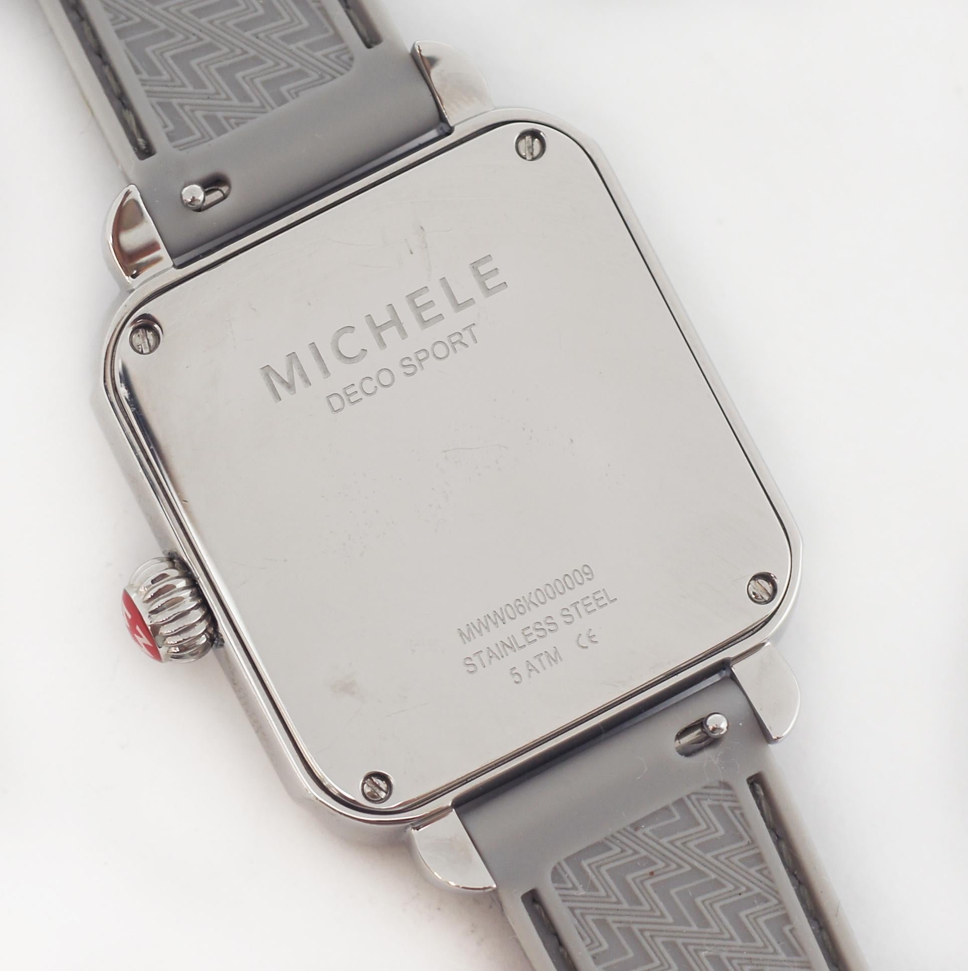 Women's Michele Deco Sport Silver Dial Watch MWW06K000009 For Sale