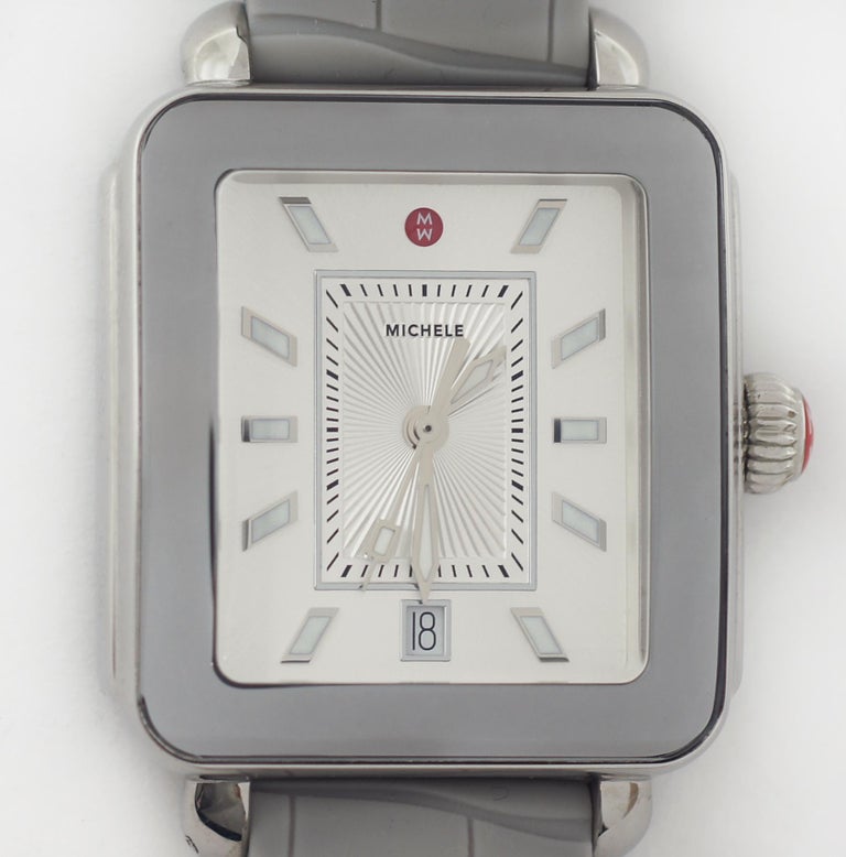 Michele Deco Sport Silver Dial Watch MWW06K000009 For Sale  display picture 1