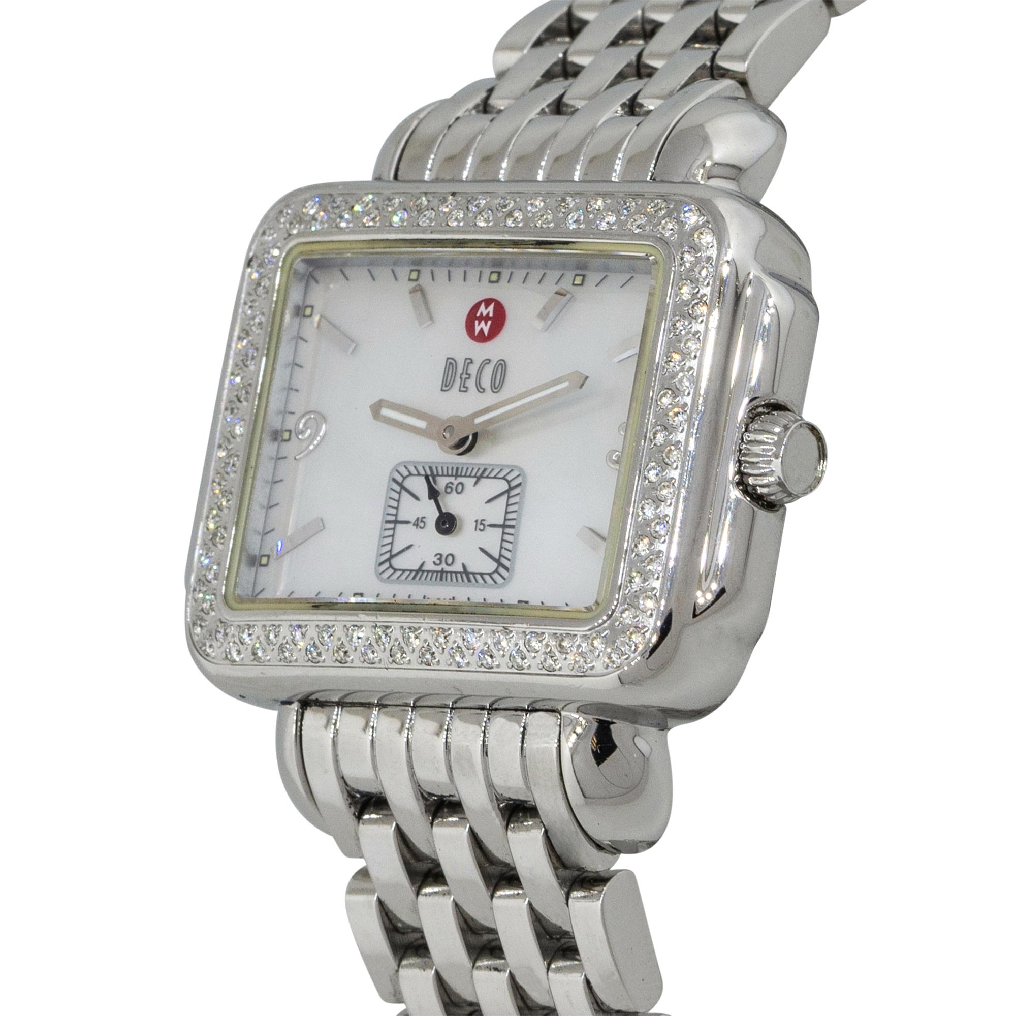 michele mother of pearl watch