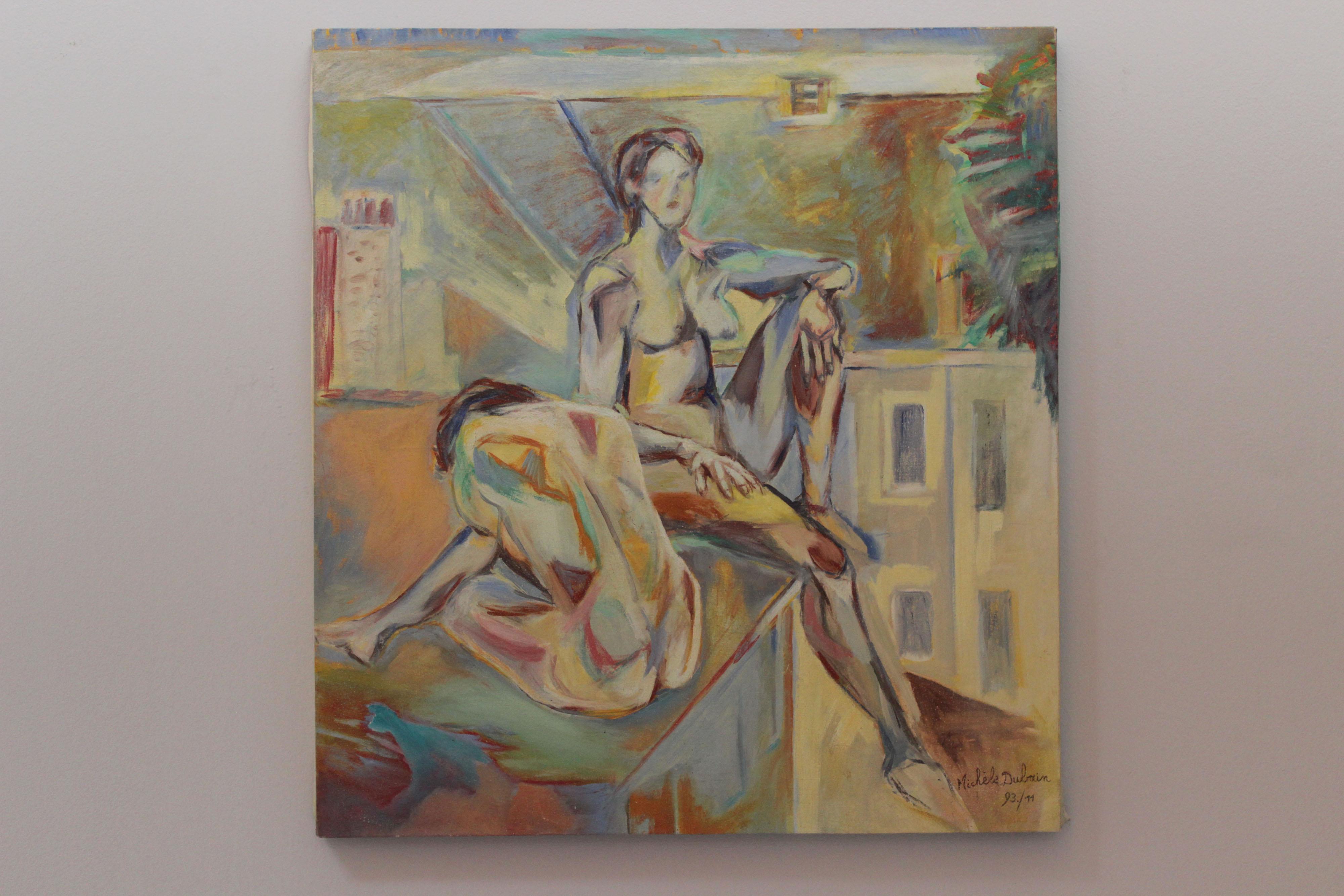 Belga A. Michel, Pittura, Olio su tela in vendita