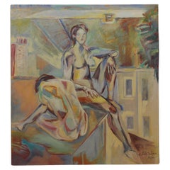 Michele Dubain, Pintura, Óleo sobre lienzo