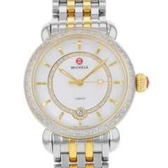 Michele Elegance CSX Steel Mother of Pearl Dial Quartz Ladies Watch MWW03T000042