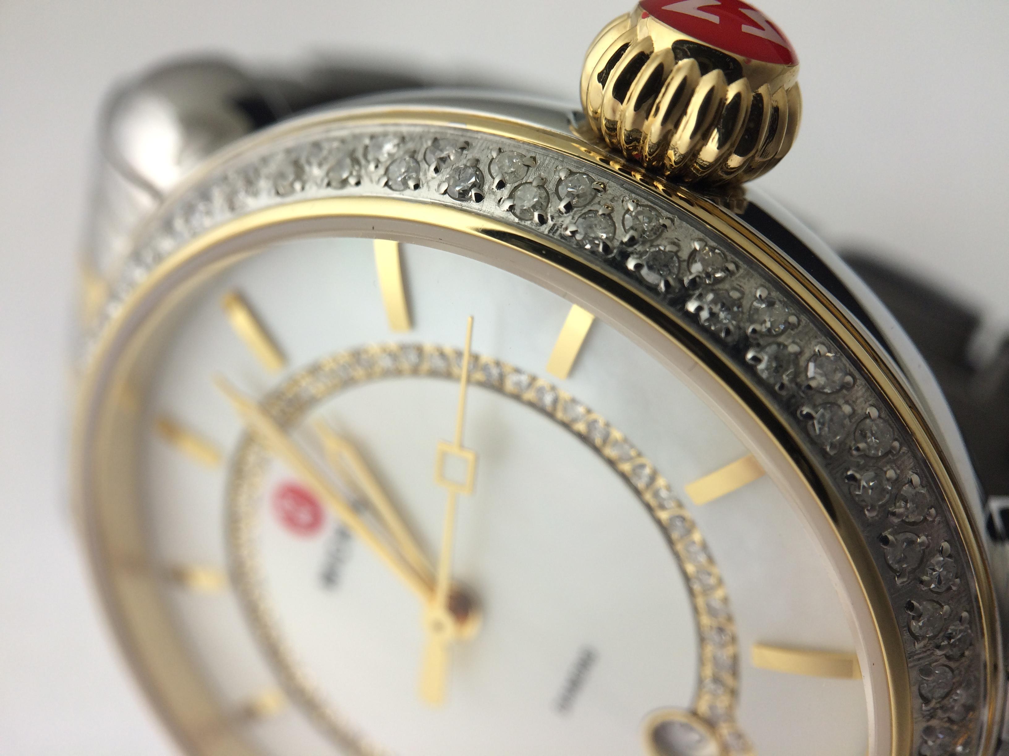 Michele Elegance CSX Steel Mother of Pearl Dial Quartz Ladies Watch MWW03T000042 4