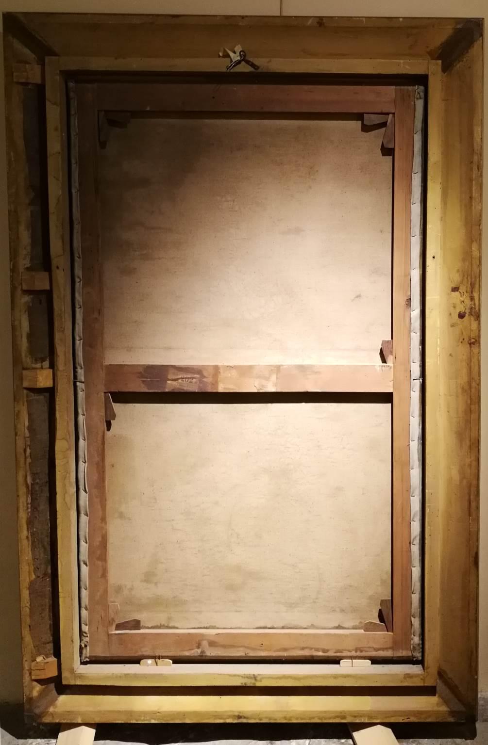 Dipinto Figurativo toscano ritratto femminile nobile belle époque del XIX secolo im Angebot 7