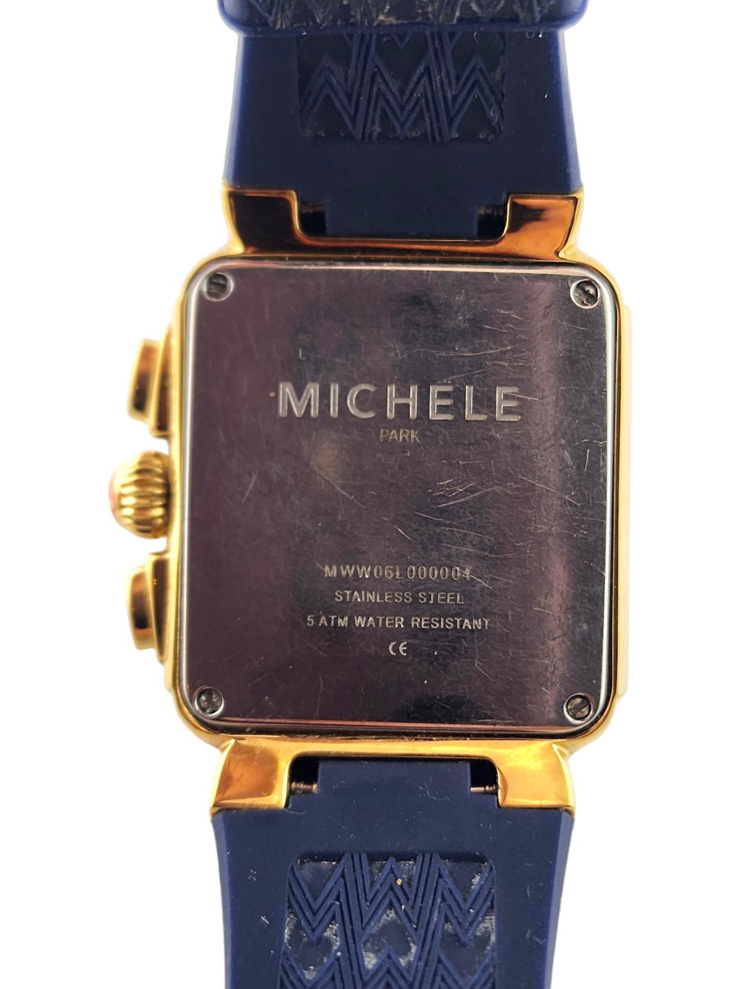 Michele Jelly Bean Park Ladies Watch Navy MWW06L000004 #18480 4