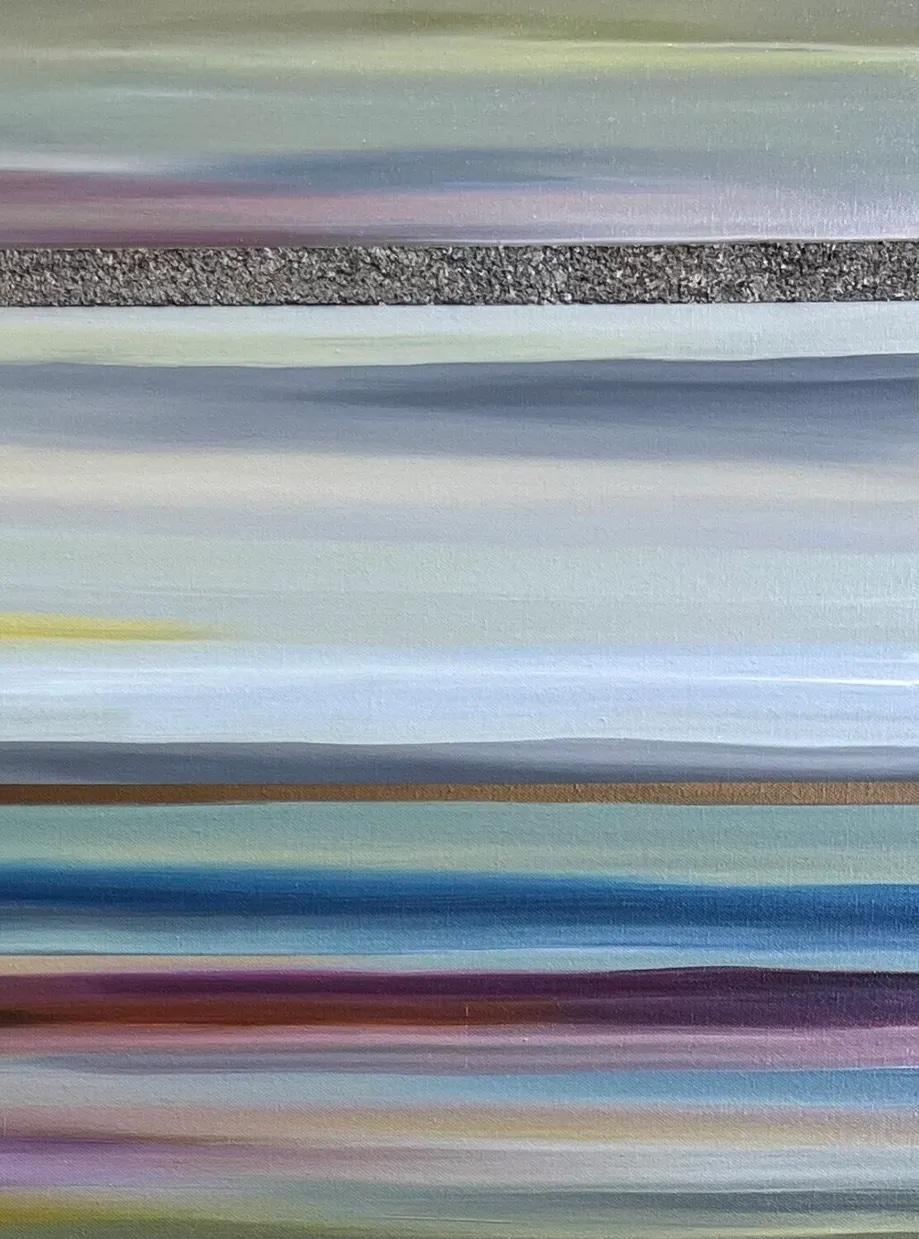 Composing Paths  
40.0 x 40.0 x 1.5, 10.0 lbs 
Oil on canvas
Hand signed by artist 

Artist's Commentary: 
