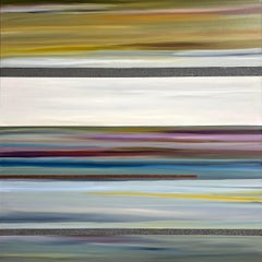 Composing Paths – farbenfrohes minimalistisches Liniengemälde