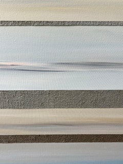 Not So Blank - Colorful Minimalist Landscape Line Painting