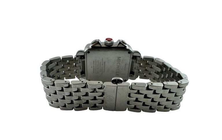 Deco Diamond Michele Watch Mw06p00a0046 Michele Watch Square With