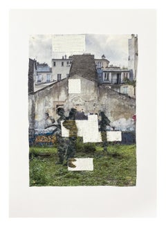 Transfert photo figuratif contemporain Greene & Greene sur papier et fil