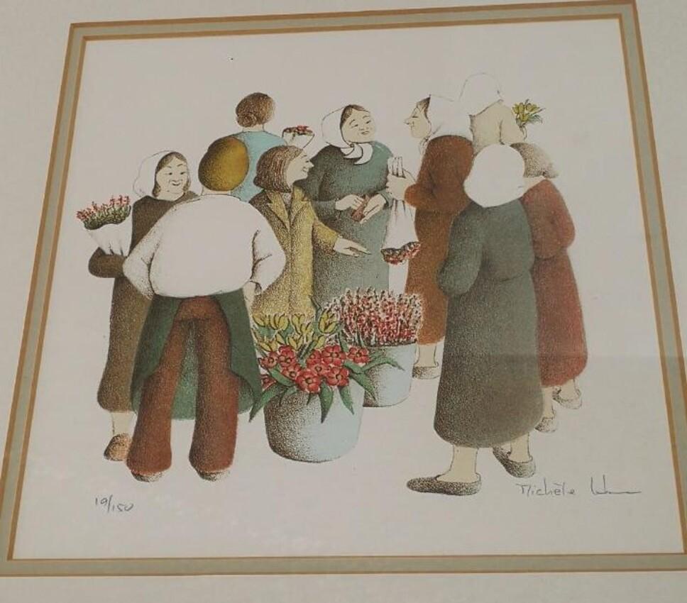 Late 20th Century Michele Lehmann, Signed and numbered For Sale