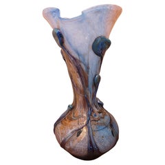 Vase en verre d'art Michle Luzoro