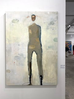 Agathodaemon, Oil on canvas, mysterious and whimsical pop art portrait master