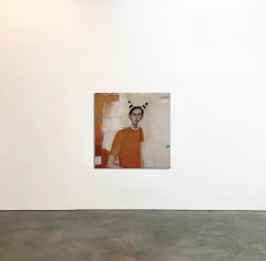 „Arizona“ – Surreales, figuratives, erzählerisches Ölgemälde auf Leinwand