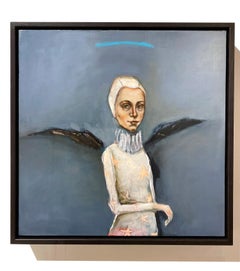 Dakini, Oil on canvas, mysterious and whimsical pop art portrait master