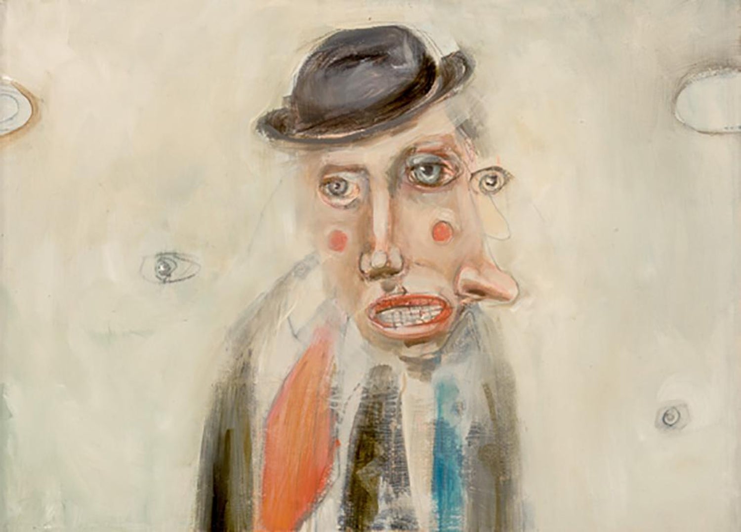 Michele Mikesell Lookie Lou Michele Mikesell Pop Figurative Oil Painting Small Size With Frame For Sale At 1stdibs