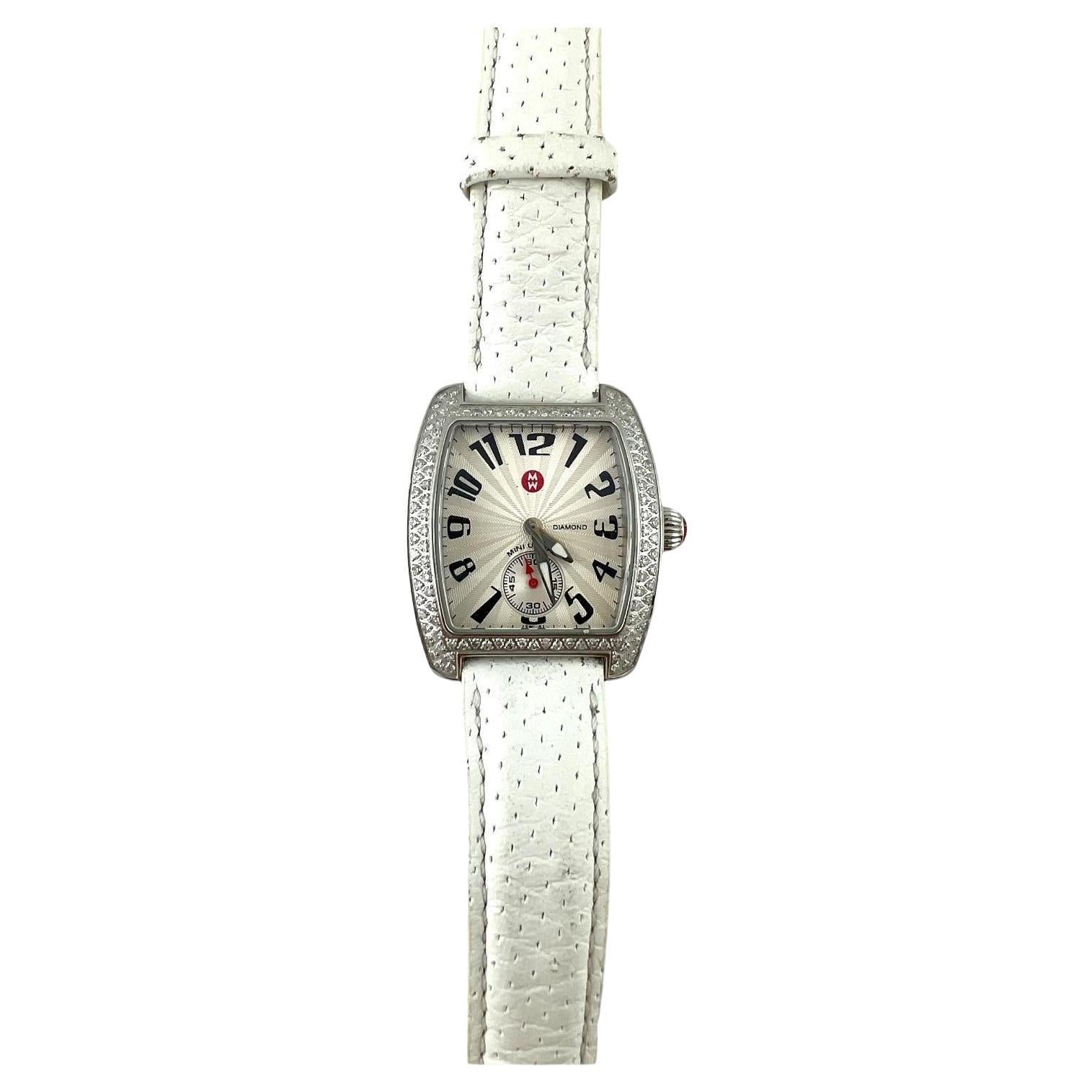Michele Mini Urban Damen Diamant Uhr MW02A01A2001 Quarz #15222 im Angebot