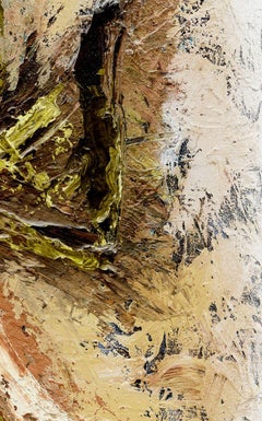 AngelScape - Angelo della speranza I (toni della terra), tecnica mista su tela