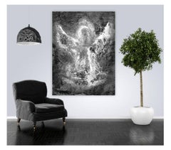 AngelScape - Ángel de la Esperanza VI, Técnica mixta sobre lienzo