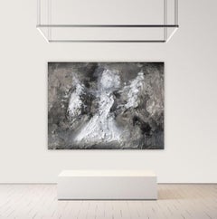 AngelScape - Ángel de la Esperanza VII, Técnica mixta sobre lienzo