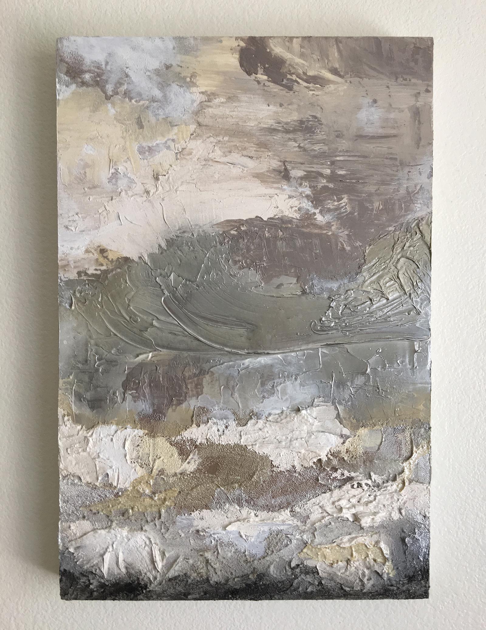 <p>Artist Comments<br /> My inspiration came from a dream where I was painting en plein air in a beach setting. This series was painted on the beach in my dream and may be interpreted as purely abstract, landscape or waterscape.  I created the work