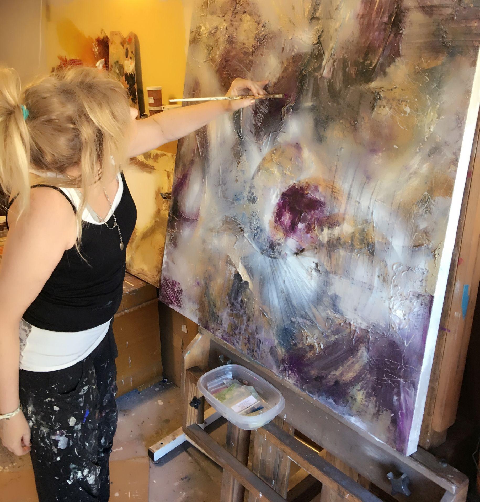 CELESTIALE, Pittura, Olio su tela - Painting Altro stile artistico di Michele Morata