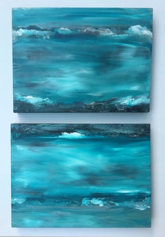 ETERNAL {DIPTYCH - SET OF 2}, Painting, Oil on Wood Panel