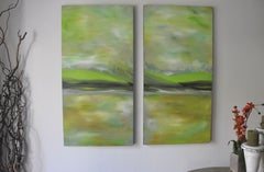 MAGNETIZA III {DIPTYCH}, Pintura, Óleo sobre lienzo